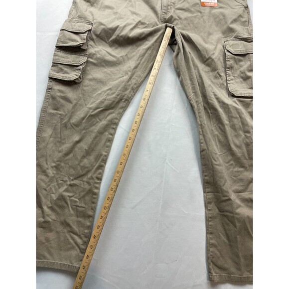 Wrangler Five Star Premium Regular Taper Size 40x30 Tan Cargo Stretch NWT - Picture 2 of 5